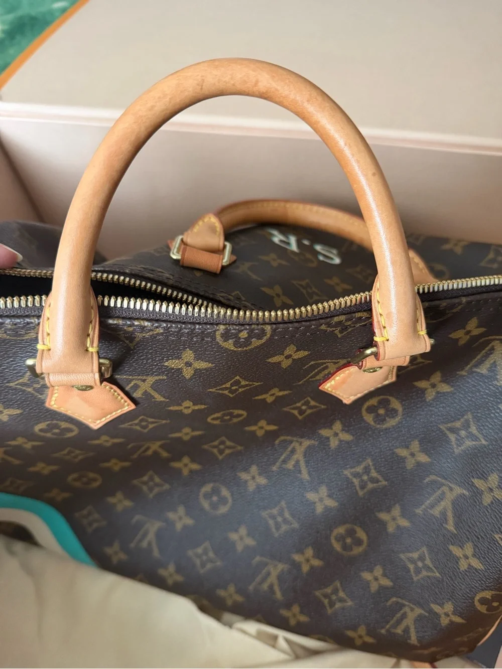 Authentic Louis Vuitton Monogram Speedy 35 Bandouliere, year 2021-2022